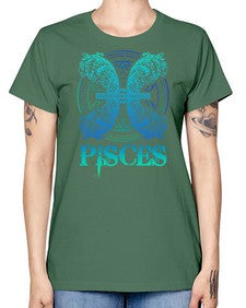 pisces Zodiac 381# - pisces -  Missy T-Shirt