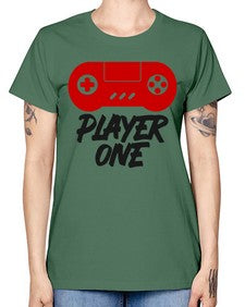 play one 145# - video games -  Missy T-Shirt