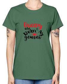 queens Are Born As Gemini 385# - gemini -  Missy T-Shirt