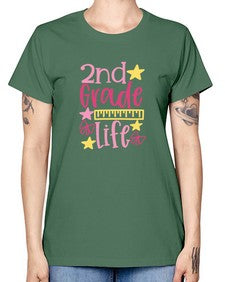 second grade life 825# - second grade -  Missy T-Shirt
