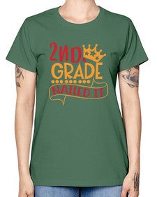 second grade nailed it 827# - second grade -  Missy T-Shirt
