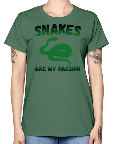 snake are my passion - snake -  Missy T-Shirt