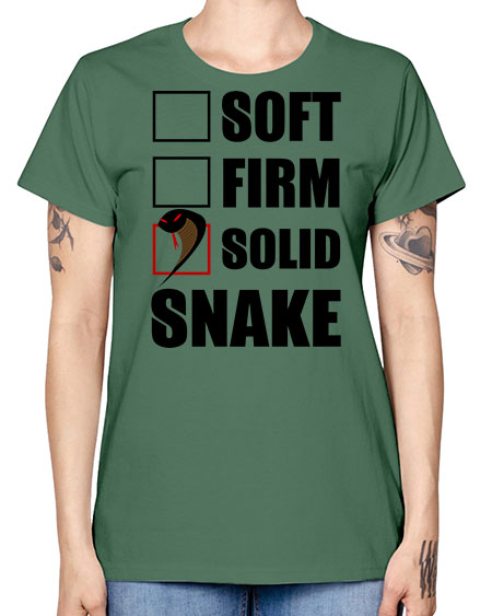 solid snake - snake -  Missy T-Shirt