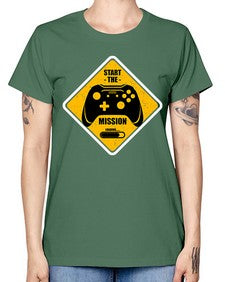start the mission 152# - video games -  Missy T-Shirt