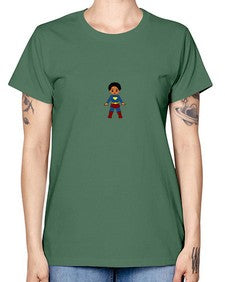 super kid 3# - black boys or men -  Missy T-Shirt