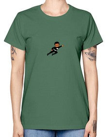 super kid 7# - black boys or men -  Missy T-Shirt