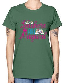 teachers are magical 429# - unicorn -  Missy T-Shirt