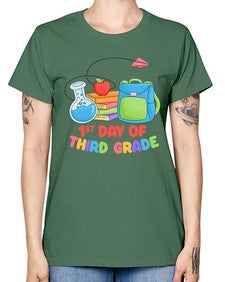 third day of third Grade 945# - third grade -  Missy T-Shirt