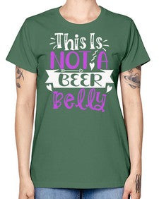 this is not a beer belly 1648# - beer -  Missy T-Shirt