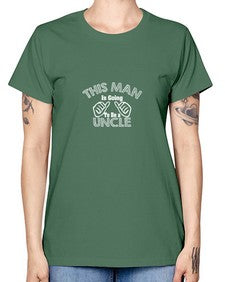 this man is going to be a uncle 637# - uncle -  Missy T-Shirt