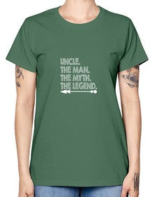 uncle the man the myth 657# - uncle -  Missy T-Shirt