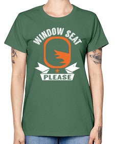 window seat please  51# - airplane -  Missy T-Shirt
