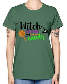 witchbetterhavecandy 12# - witch -  Missy T-Shirt