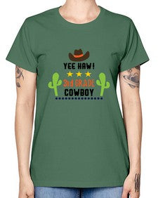 yee haa cowboy rd grade 1258# - western -  Missy T-Shirt