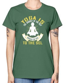 yoga is the journey of the self through the self to the sel  624# - yoga -  Missy T-Shirt