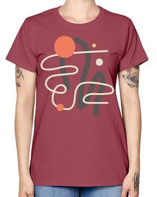 Abstract Shape 198# - art pop art -  Missy T-Shirt
