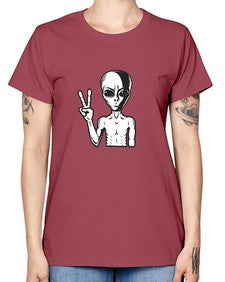 Alien 59# - ufo -  Missy T-Shirt