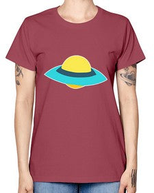 Alien 60# - ufo -  Missy T-Shirt