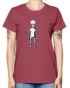 Alien 64# - ufo -  Missy T-Shirt