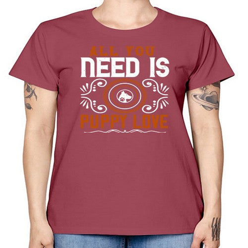 All you need is puppy love Style 155# - dogs -  Missy T-Shirt