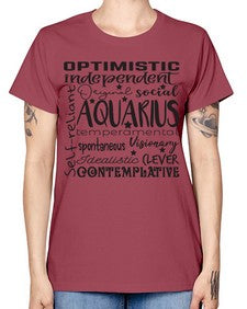 Aquarius 563# - aquarius -  Missy T-Shirt