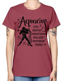 Aquarius 64# - aquarius -  Missy T-Shirt