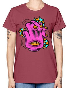 Bored high five 23# - cartoon general -  Missy T-Shirt