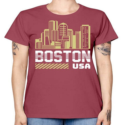 Boston 480# - cities -  Missy T-Shirt