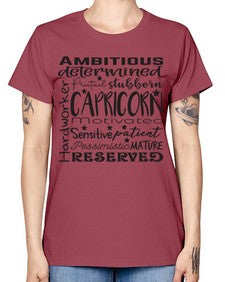 Capricorn 566# - capricorn -  Missy T-Shirt