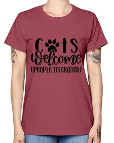 Cats Welcome Style 91# - cats -  Missy T-Shirt