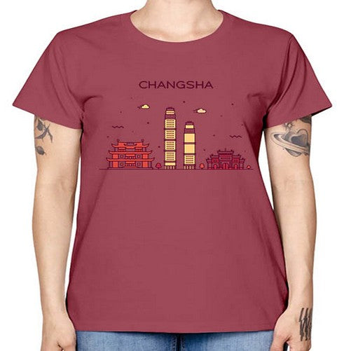 Changsha 555# - cities -  Missy T-Shirt