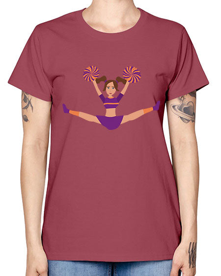 Cheerleader 15# - cheer -  Missy T-Shirt