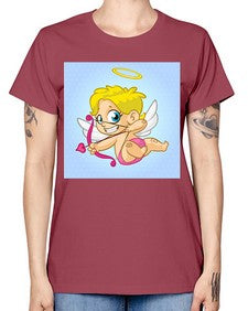 Cupid 79# - cartoon general -  Missy T-Shirt