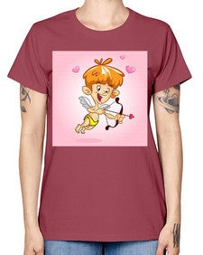 Cupid 80# - cartoon general -  Missy T-Shirt