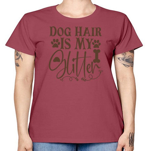 Dog Hair Is My Glitter Style 100# - dogs -  Missy T-Shirt