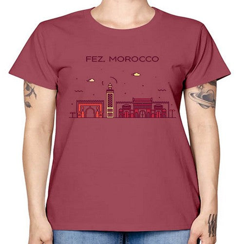 Fez 720# - cities -  Missy T-Shirt