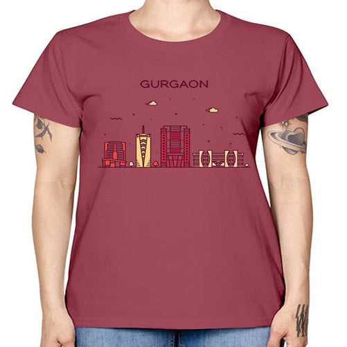 Gurgaon 799# - cities -  Missy T-Shirt