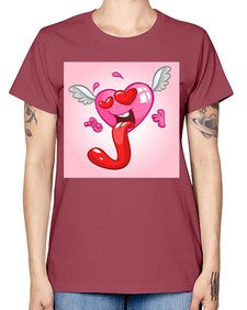 Heart 139# - cartoon general -  Missy T-Shirt