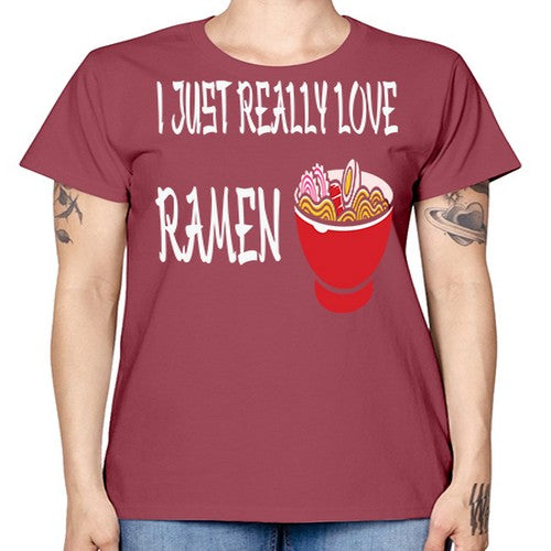 I Just Love Ramen Japanese Anime 238# - anime -  Missy T-Shirt