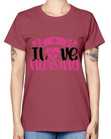 I Love Nursing Style Style 897# - nurse -  Missy T-Shirt