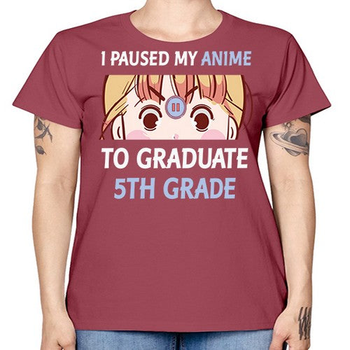 I Paused My Anime To Anime 243# - anime -  Missy T-Shirt