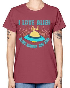 I love alien and blade runner 18# - ufo -  Missy T-Shirt