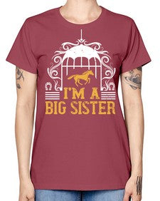 Im a big sister Style 38# - horse -  Missy T-Shirt