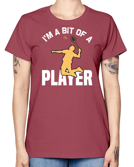 Im a bit 1071# - badminton -  Missy T-Shirt