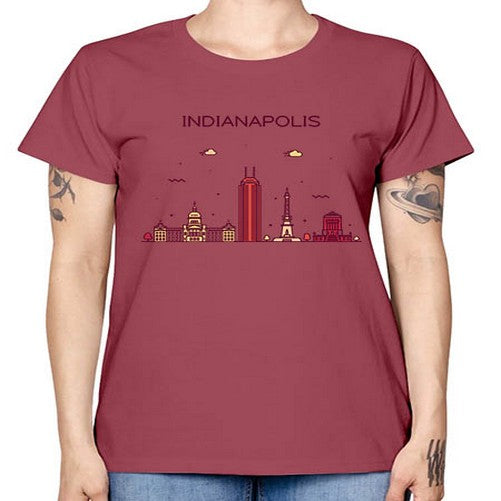 Indianapolis 949# - cities -  Missy T-Shirt