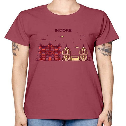 Indore 953# - cities -  Missy T-Shirt