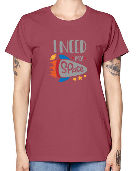 Ineedmyspace 17# - space -  Missy T-Shirt