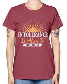 Intolerance is alien 29# - ufo -  Missy T-Shirt