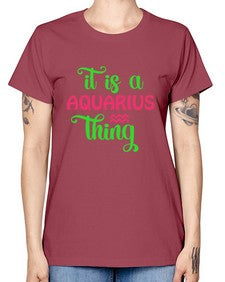 It is a aquarius thing 252# - aquarius -  Missy T-Shirt