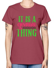 It is a gemini thing 254# - gemini -  Missy T-Shirt
